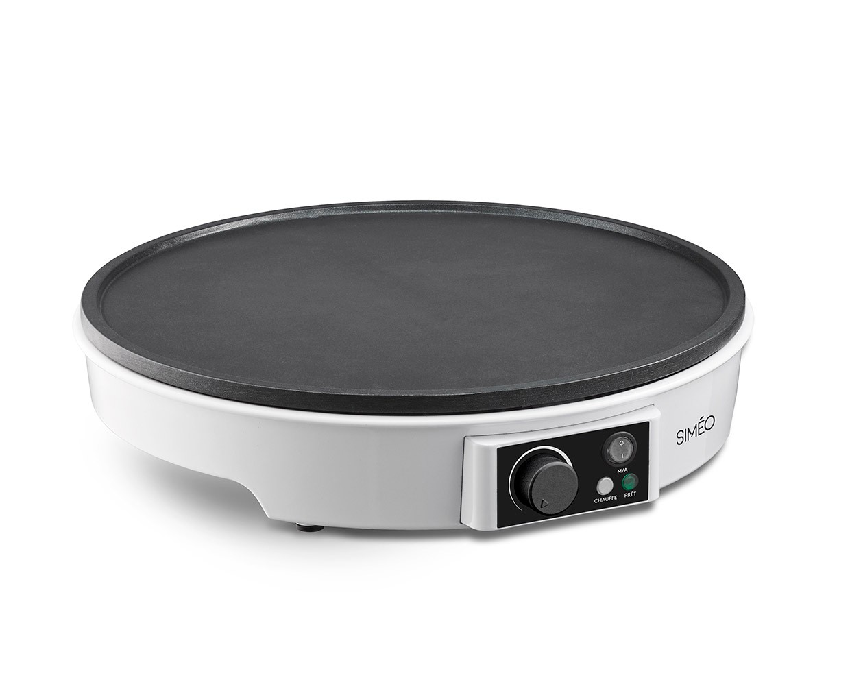 Crêpière SIMEO , 30cm, 1000W, Blanc - CRE245