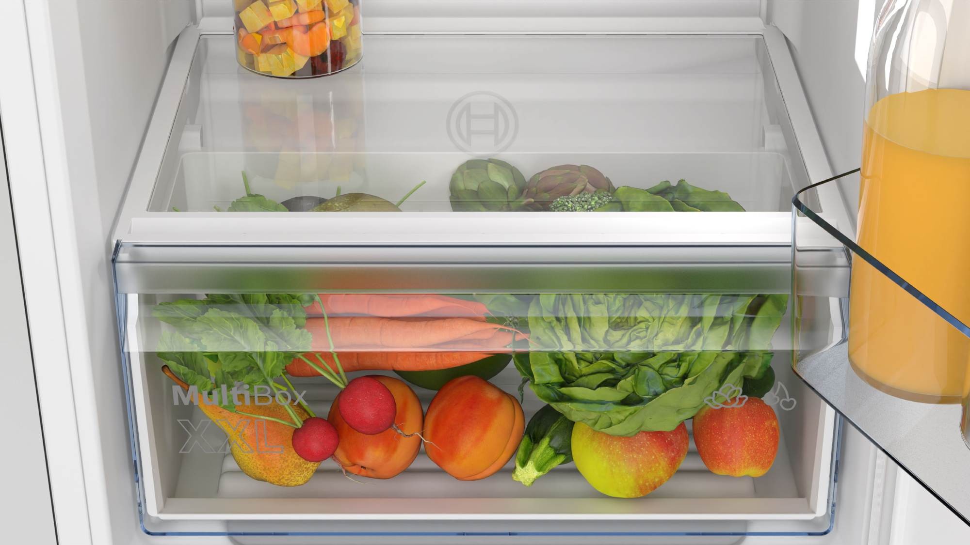 Réfrigérateur encastrable 1 porte BOSCH Série 2 Froid brassé 119L - KIL22NSE0 Réfrigérateur encastrable 1 porte BOSCH Série 2 Froid brassé 119L - KIL22NSE0