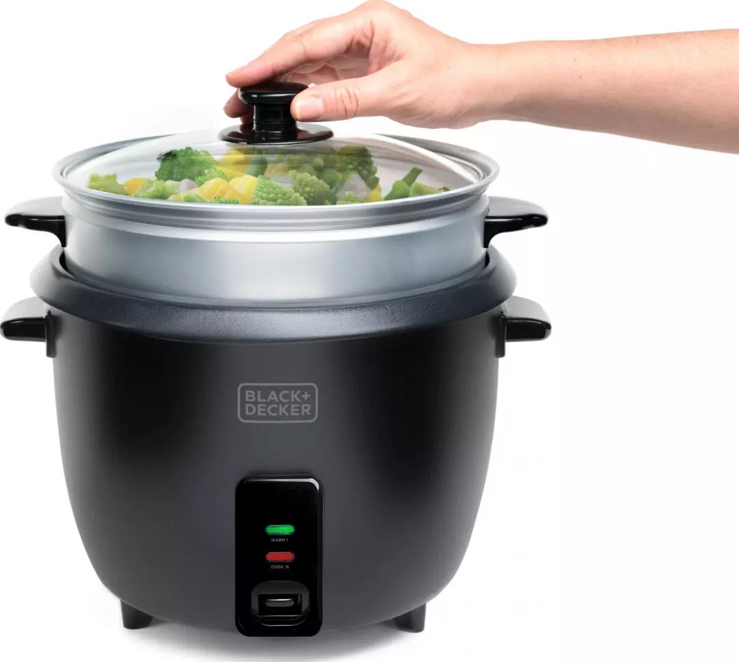 Cuiseur vapeur BLACK & DECKER 1.8L 700W Noir - BXRC1800E