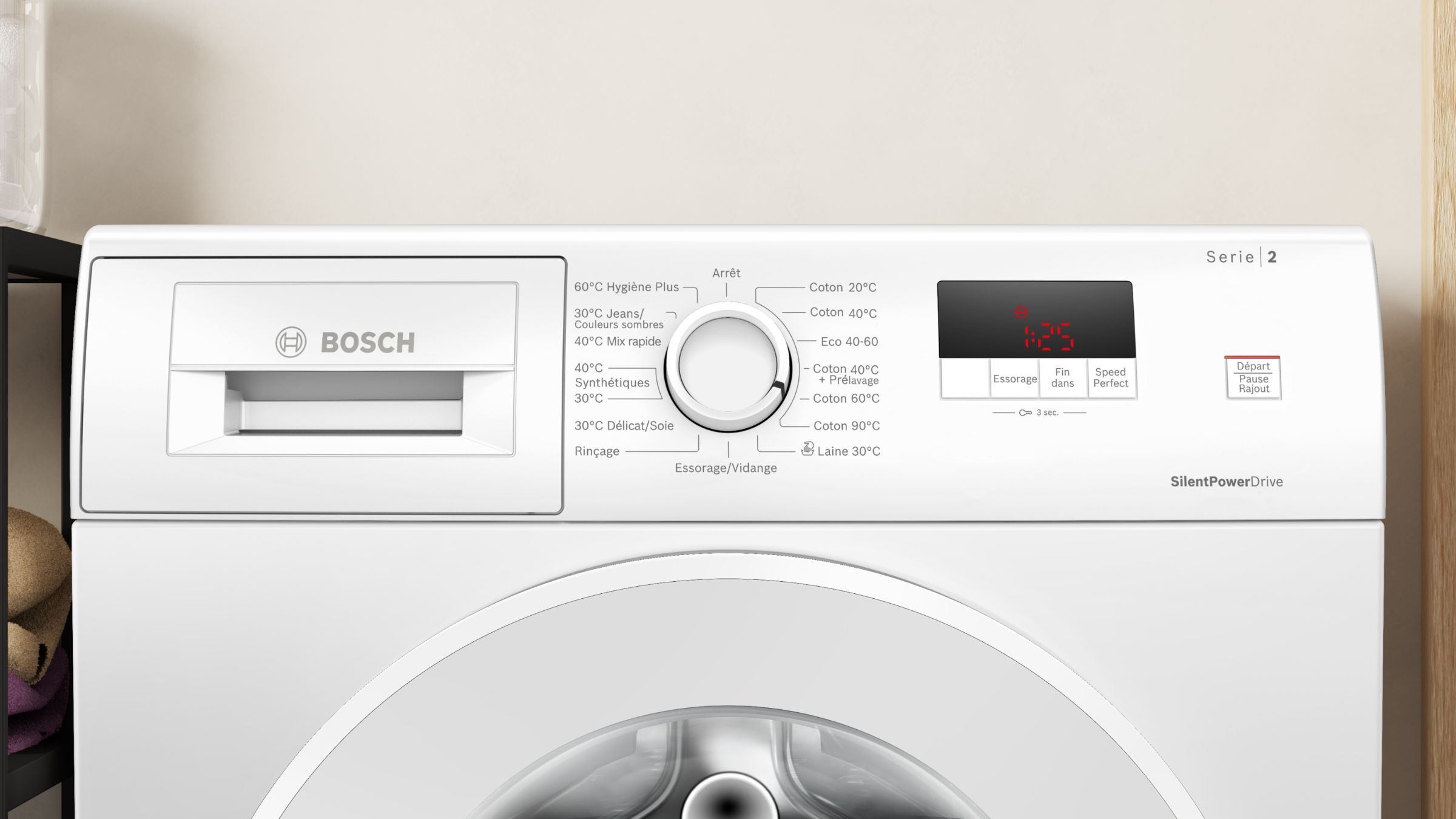 Lave linge Frontal BOSCH  - WGE02202FR