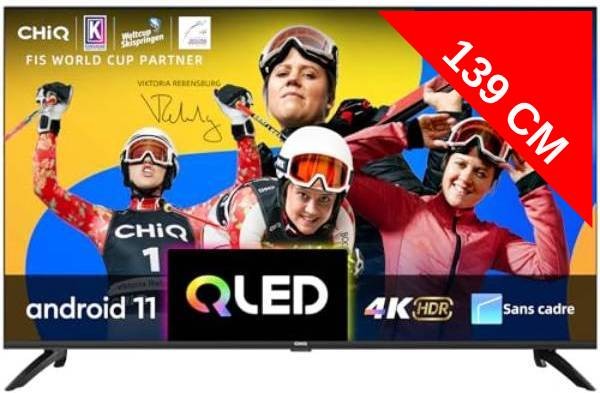 CHIQ TV LED 4K 139 cm   U55QG7L