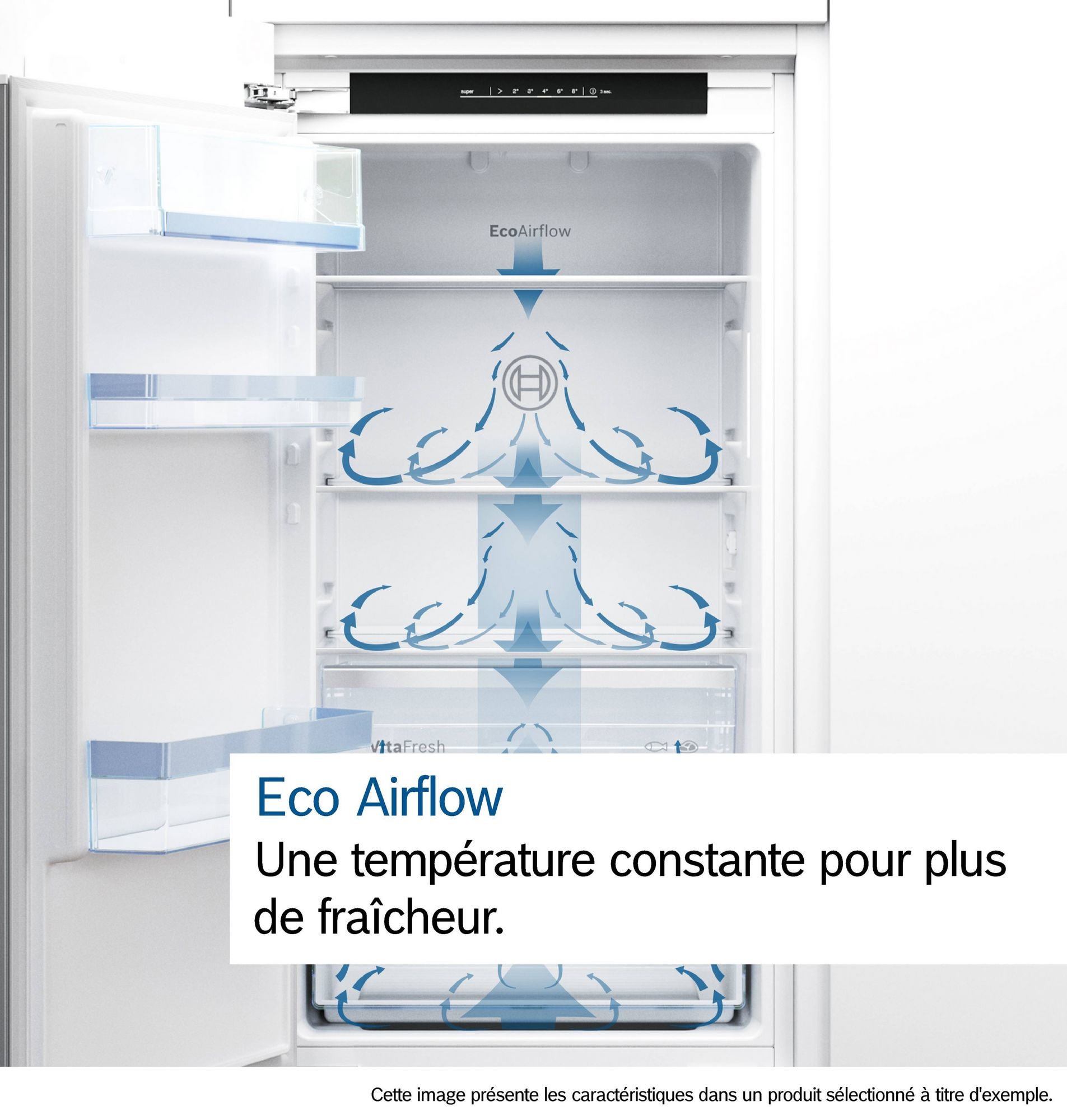 Réfrigérateur encastrable 1 porte BOSCH  - KIR415SE0