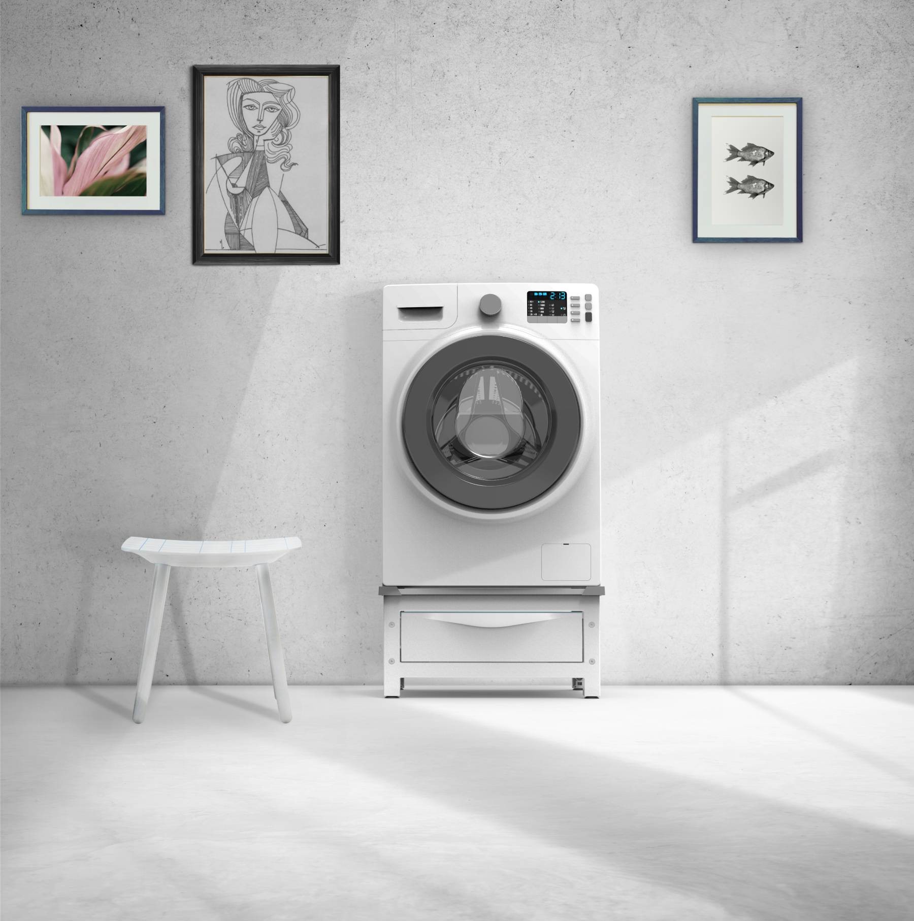 Socle lave-linge MELICONI  - 656144