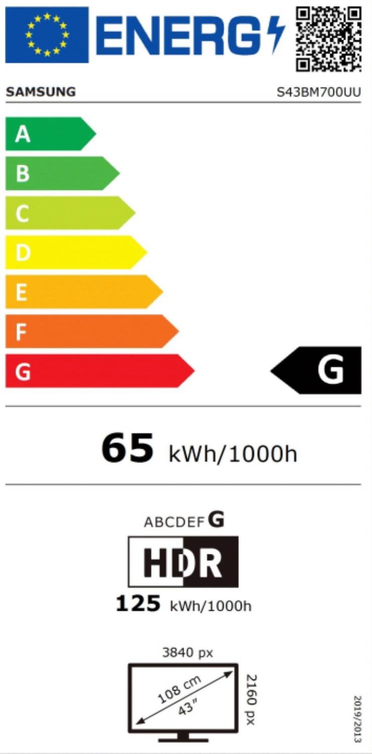 Ecran 43 pouces 4K SAMSUNG  - LS43BM700UUXEN
