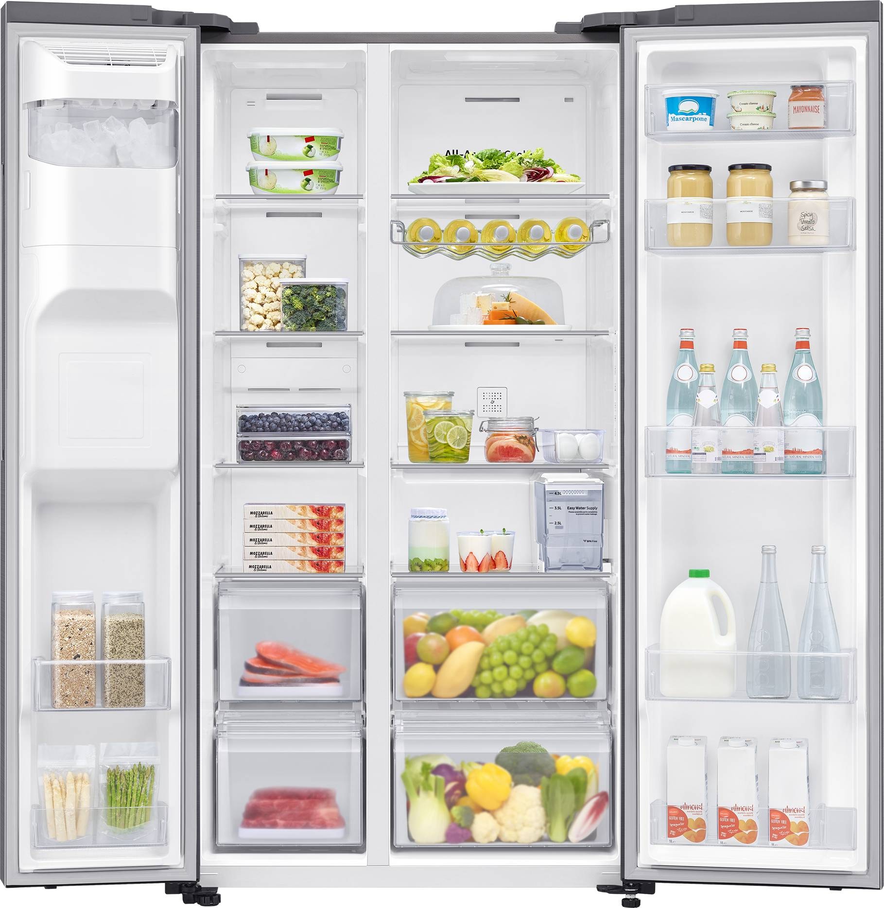 Réfrigérateur side by side SAMSUNG , Froid ventilé, 635L, Inox - RS64DG53R3S9 Réfrigérateur side by side SAMSUNG , Froid ventilé, 635L, Inox - RS64DG53R3S9