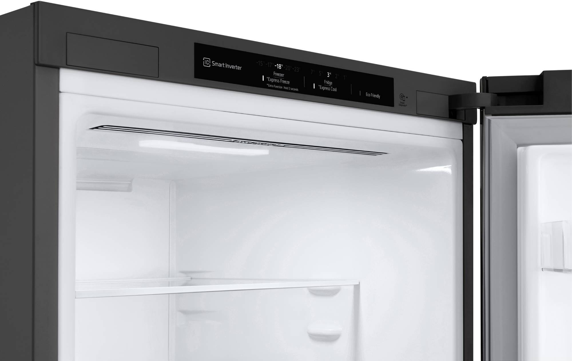 LG Réfrigérateur congélateur bas Froid ventilé Door Cooling+ 384L Inox - GBP62PZNCN1