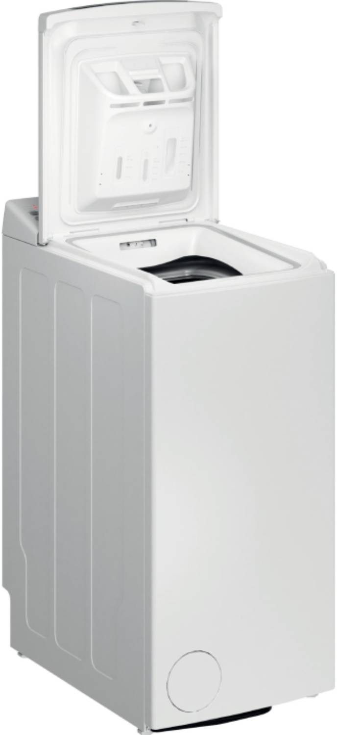 Lave linge Top INDESIT RapidWash, 1000 trs/mn, 5kg, Blanc - BTWS50400FR