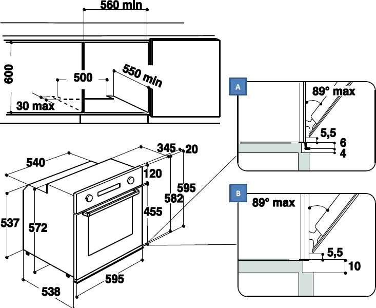 WHIRLPOOL Four encastrable pyrolyse AKZ9635NB