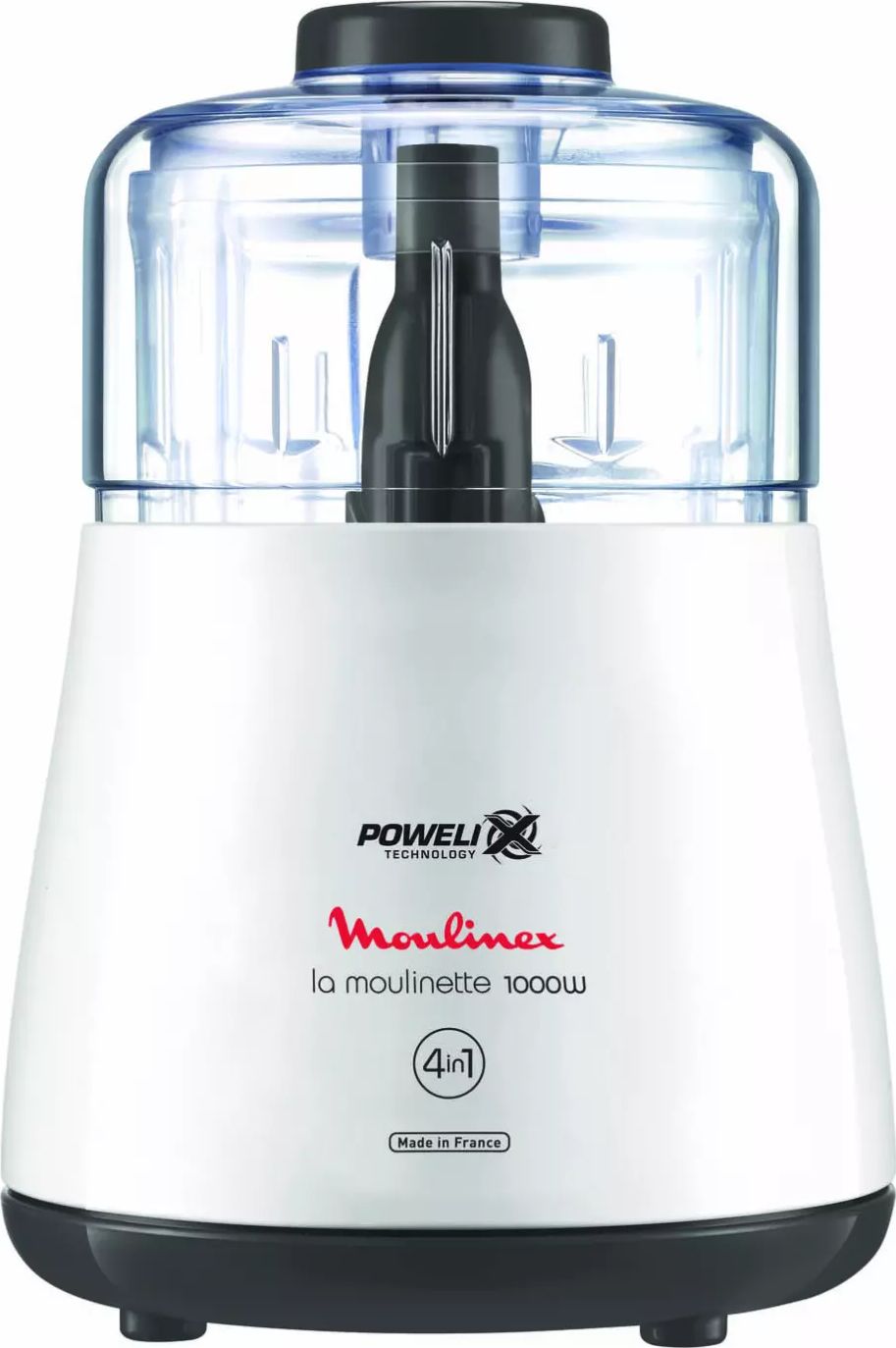 Hachoir MOULINEX Bol 0,5L 1000W Blanc DPA110