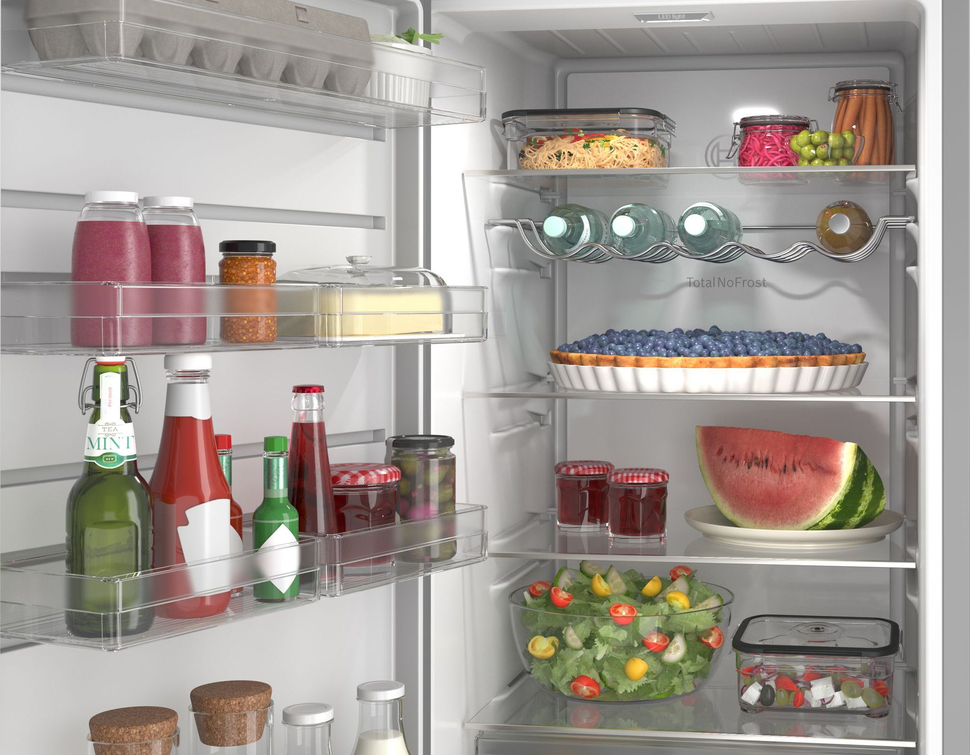 Réfrigérateur 1 porte SIEMENS 402L No Frost Inox - KSN36VLDG
