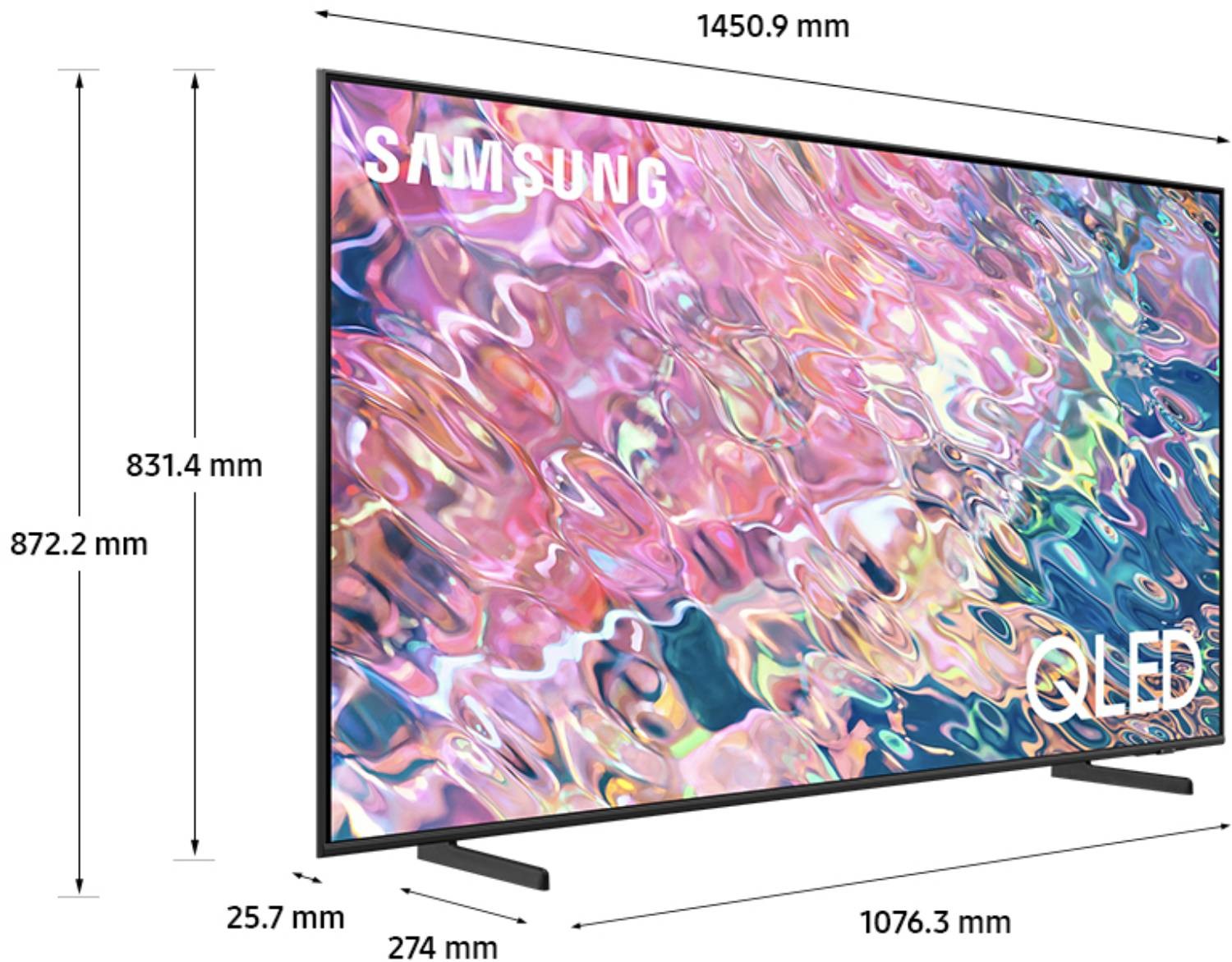 SAMSUNG TV QLED 4K 163 cm QE65Q65B SAMSUNG TV QLED 4K 163 cm QE65Q65B