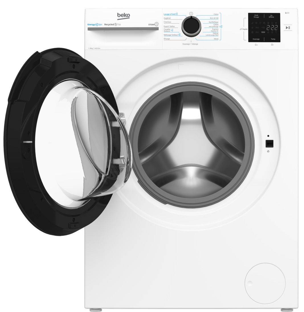Lave linge Frontal BEKO 10kg 1400trs/min Blanc - BM34WFT310411