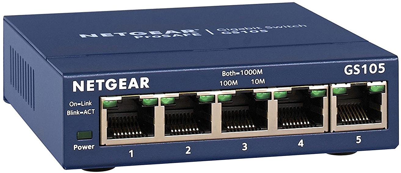 Switch NETGEAR 5 ports Gigabit GS105