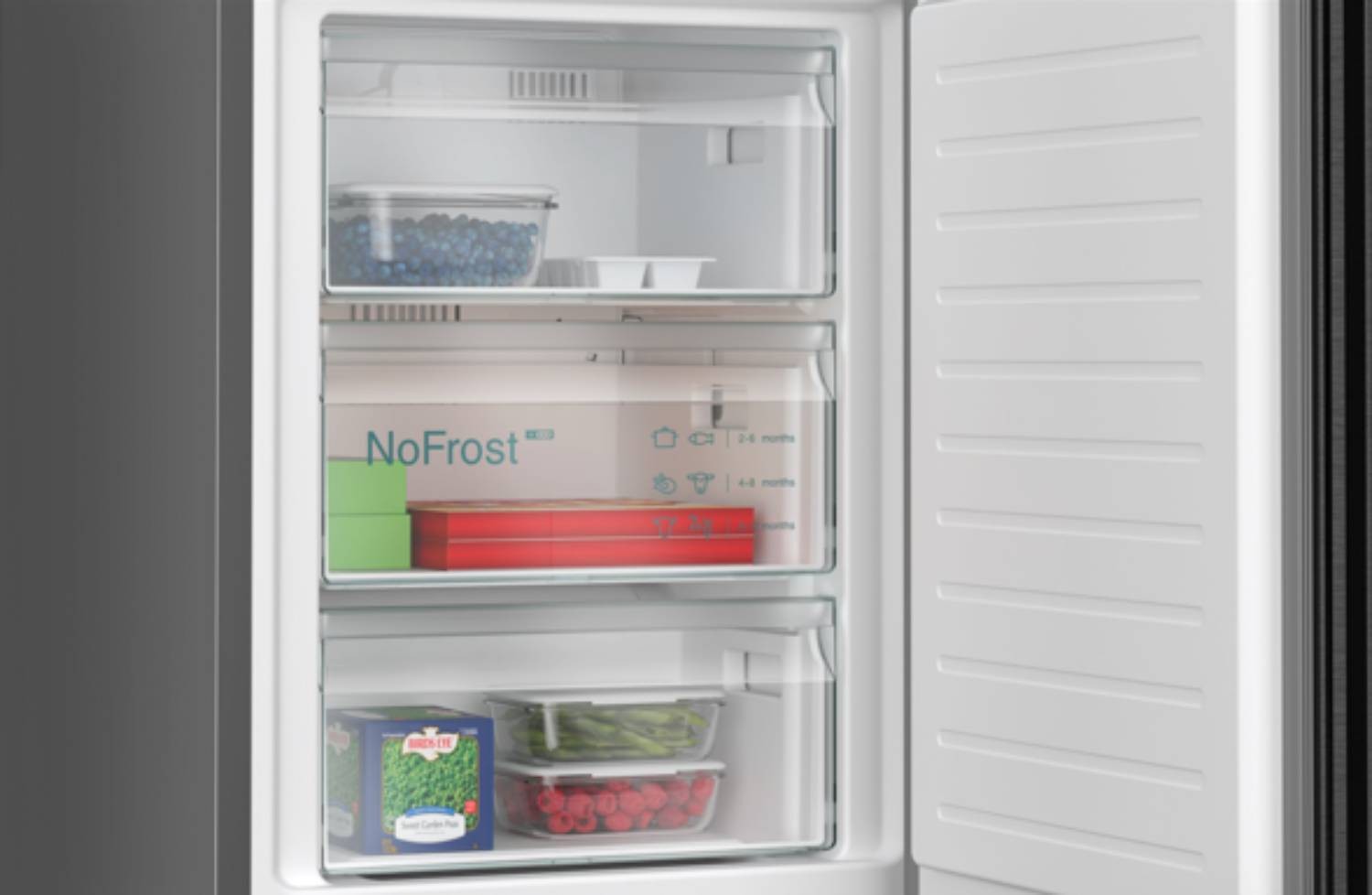 Réfrigérateur congélateur bas SIEMENS IQ500 Twin No Frost 363L Inox - KG39NAXCF Réfrigérateur congélateur bas SIEMENS IQ500 Twin No Frost 363L Inox - KG39NAXCF