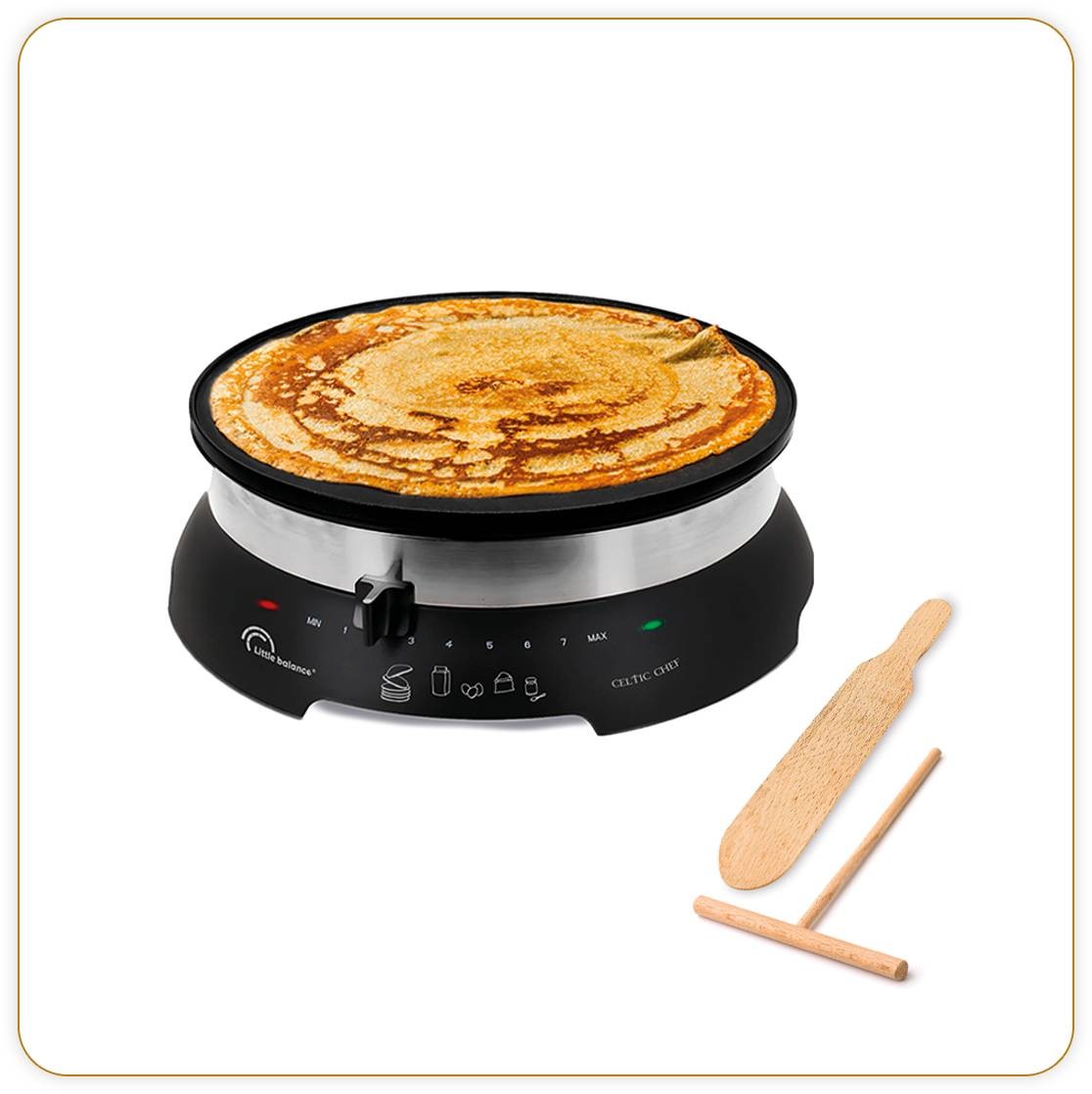 LITTLE BALANCE Crêpière 33cm 1300W - 8538