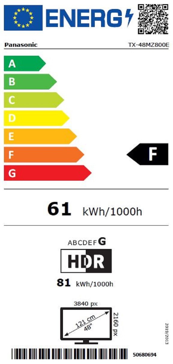 TV OLED 4K 121 cm PANASONIC 100 Hz Smart TV 48" - TX-48MZ800E TV OLED 4K 121 cm PANASONIC 100 Hz Smart TV 48" - TX-48MZ800E