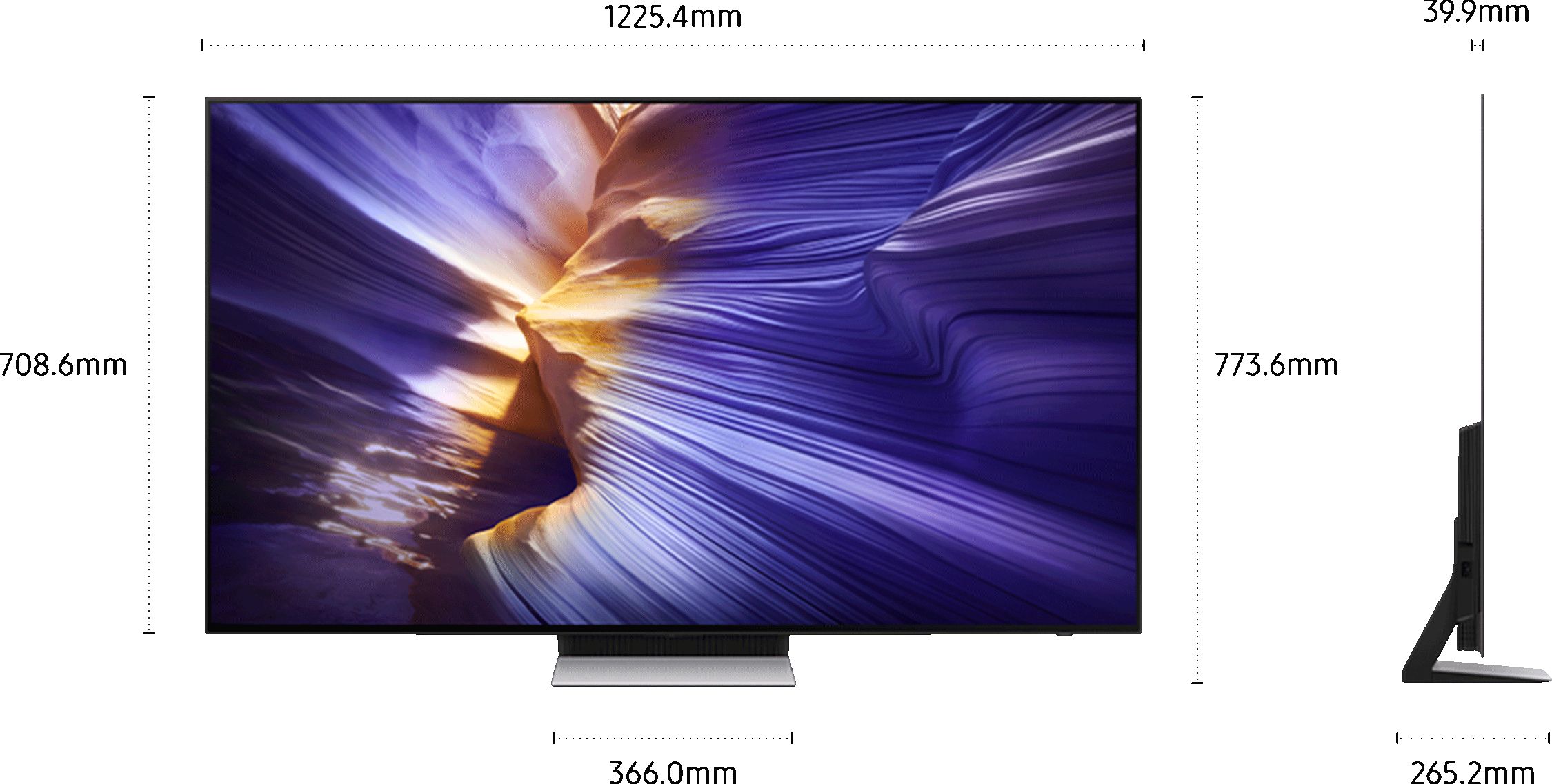 TV OLED 4K 138 cm SAMSUNG 55'' 4K 144Hz Noir - TQ55S90F