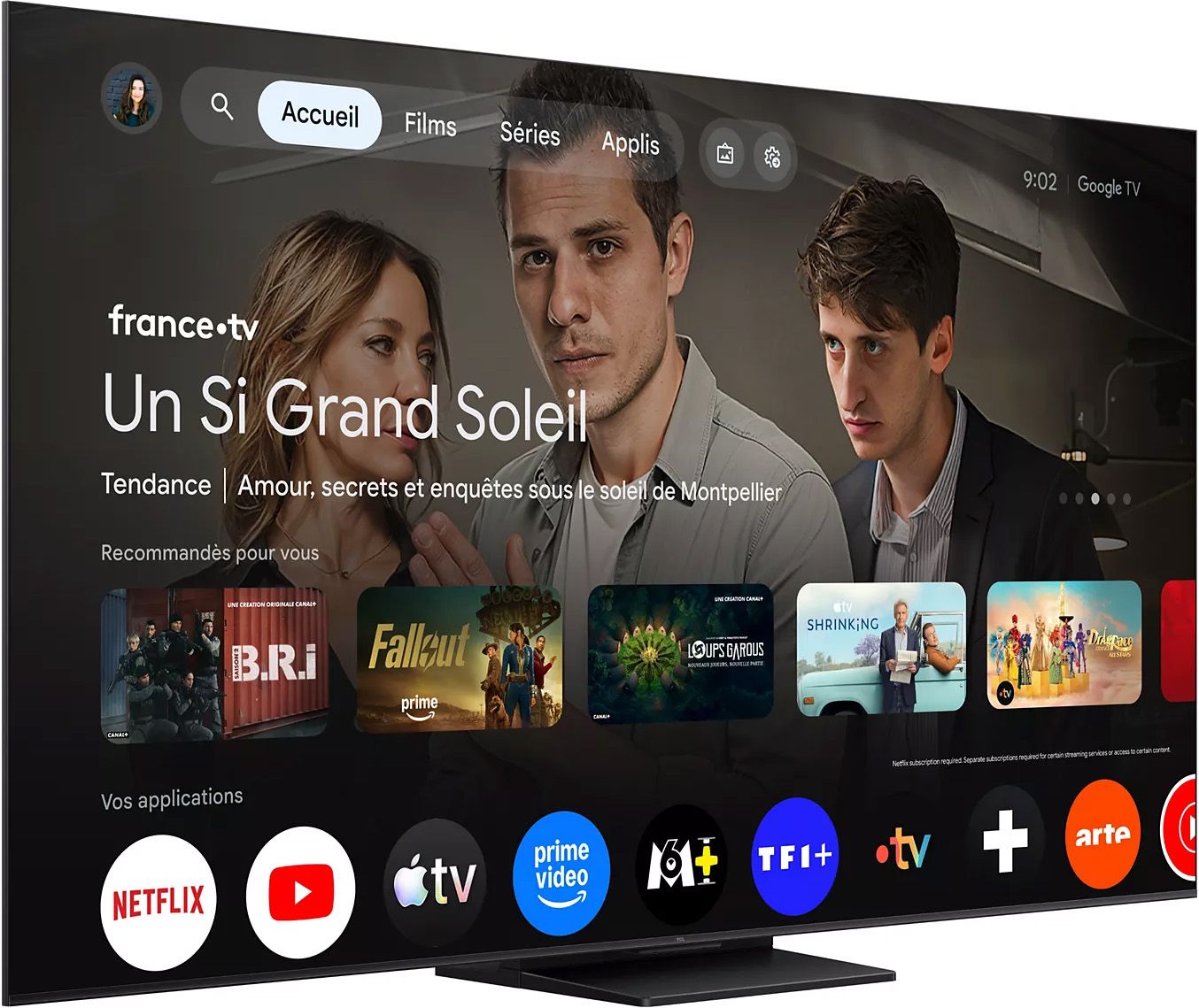 TV Mini LED 4K 164 cm TCL  - 65C6KPRO