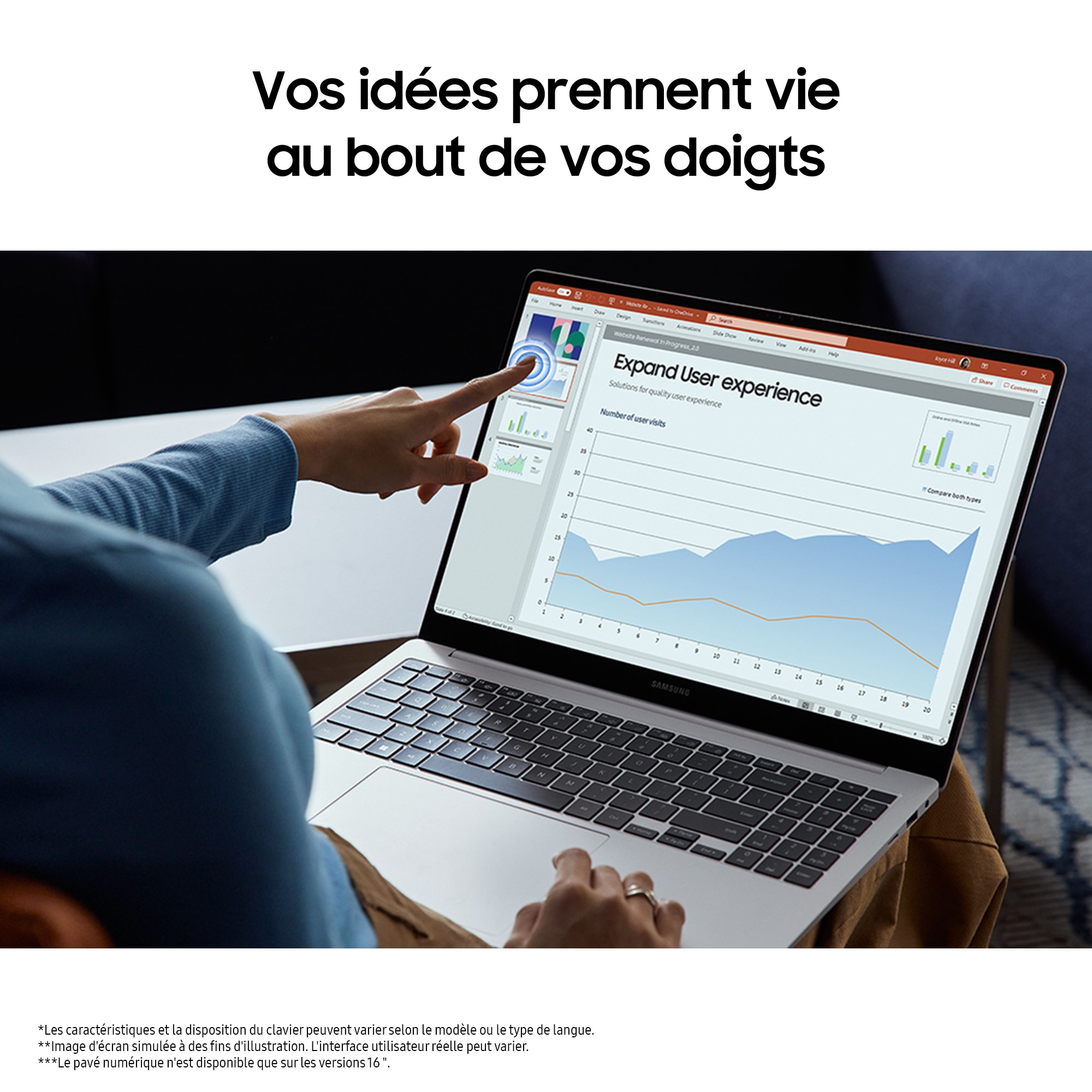 Ordinateur portable tactile SAMSUNG - NP940XGK-KG3FR Ordinateur portable tactile SAMSUNG - NP940XGK-KG3FR