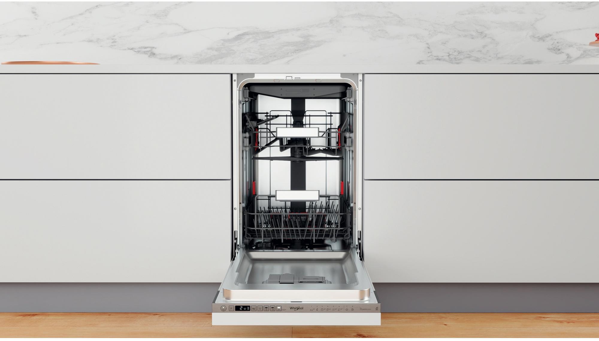 Lave vaisselle tout integrable 45 cm WHIRLPOOL - WSIO3O34PFEX Lave vaisselle tout integrable 45 cm WHIRLPOOL - WSIO3O34PFEX