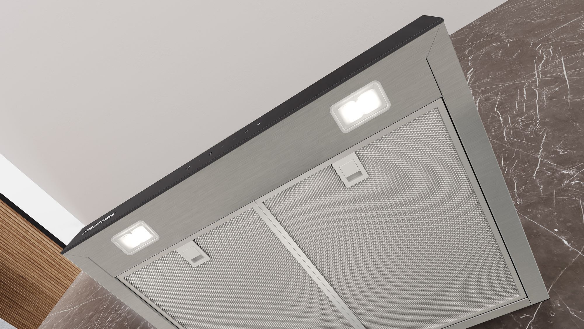 Hotte decorative murale SIEMENS 60cm 73dB Inox - LC67BDN30