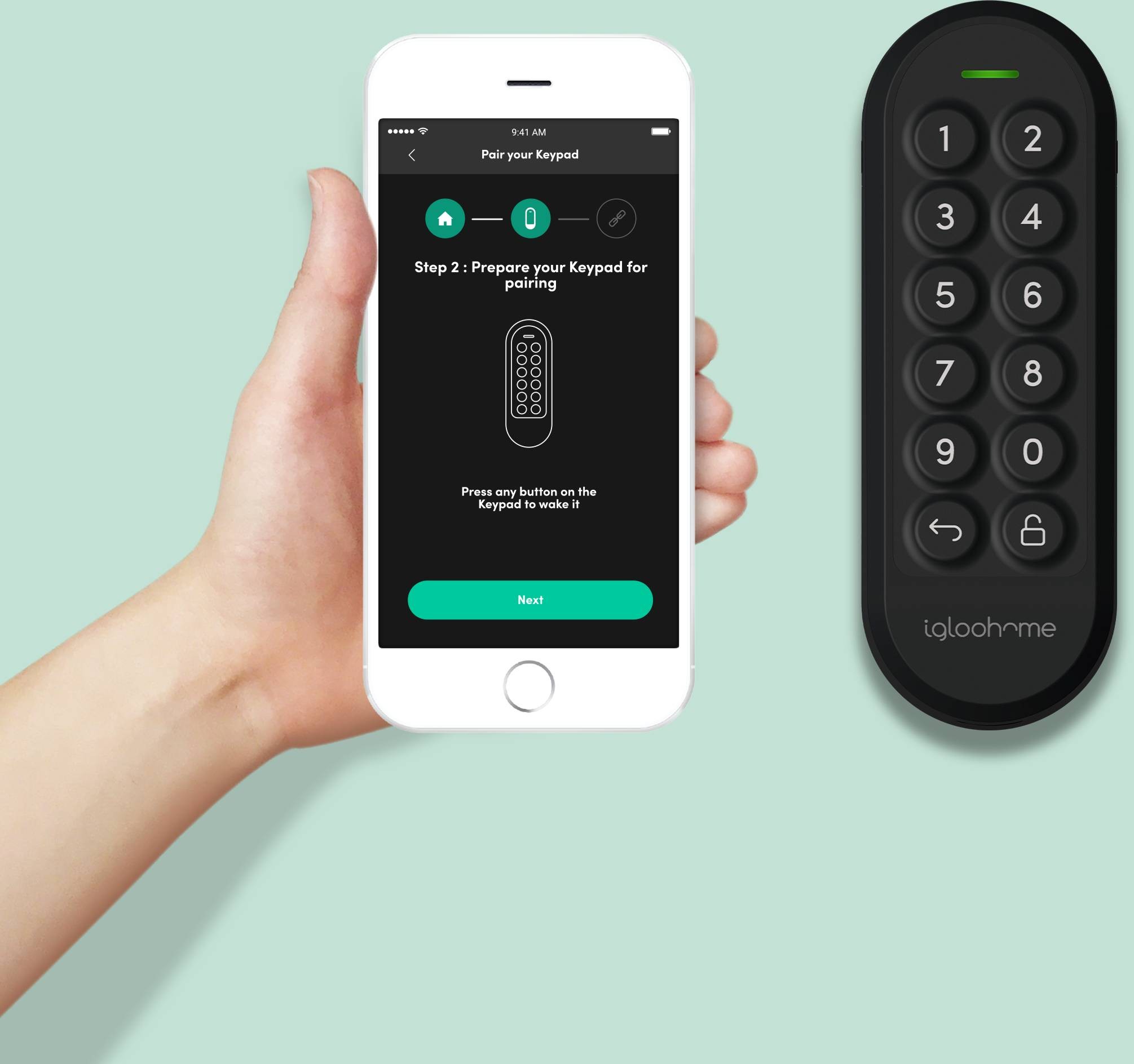 IGLOOHOME Accessoire serrure connectée  - SMART-KEYPAD