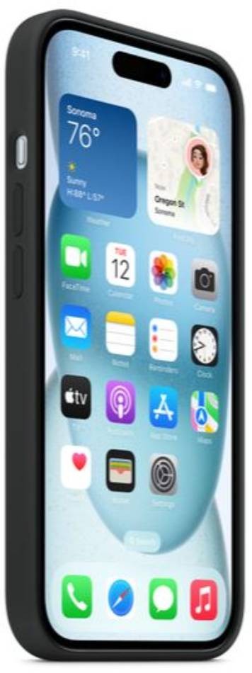 APPLE Coque iPhone 15 Plus silicone Magsafe Noire - MT103ZM/A
