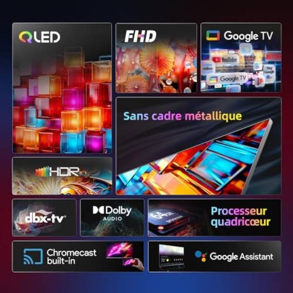TV QLED Full HD 80 cm CHIQ Smart TV 32" - L32QM8T TV QLED Full HD 80 cm CHIQ Smart TV 32" - L32QM8T