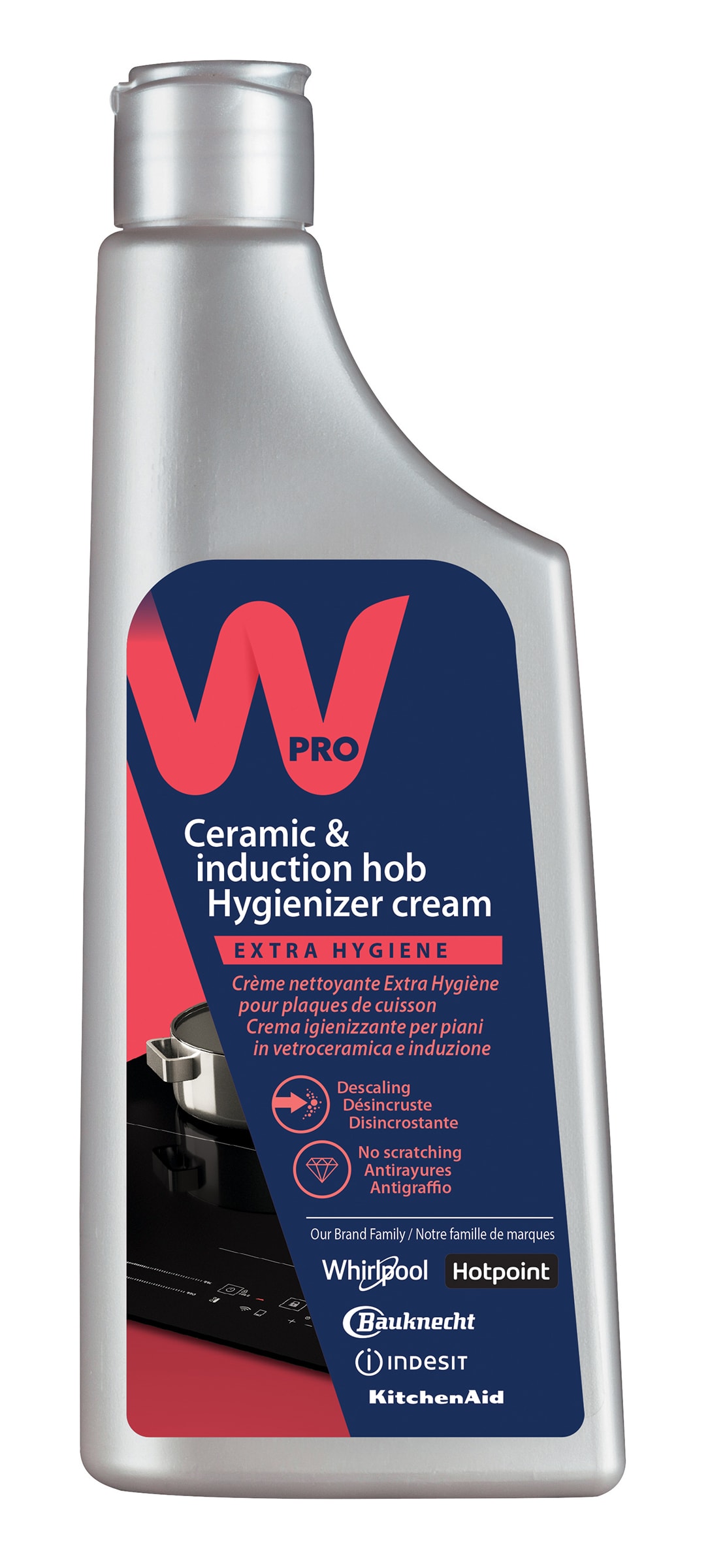 Nettoyant WPRO Plaque induction et vitrocéramique 250 ml VTC101