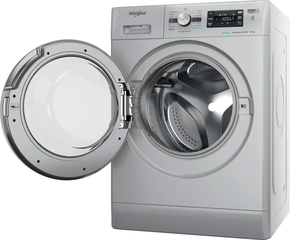 Lave linge Frontal WHIRLPOOL 10kg 1400trs/min Gris - FFBP10489SBSVFR