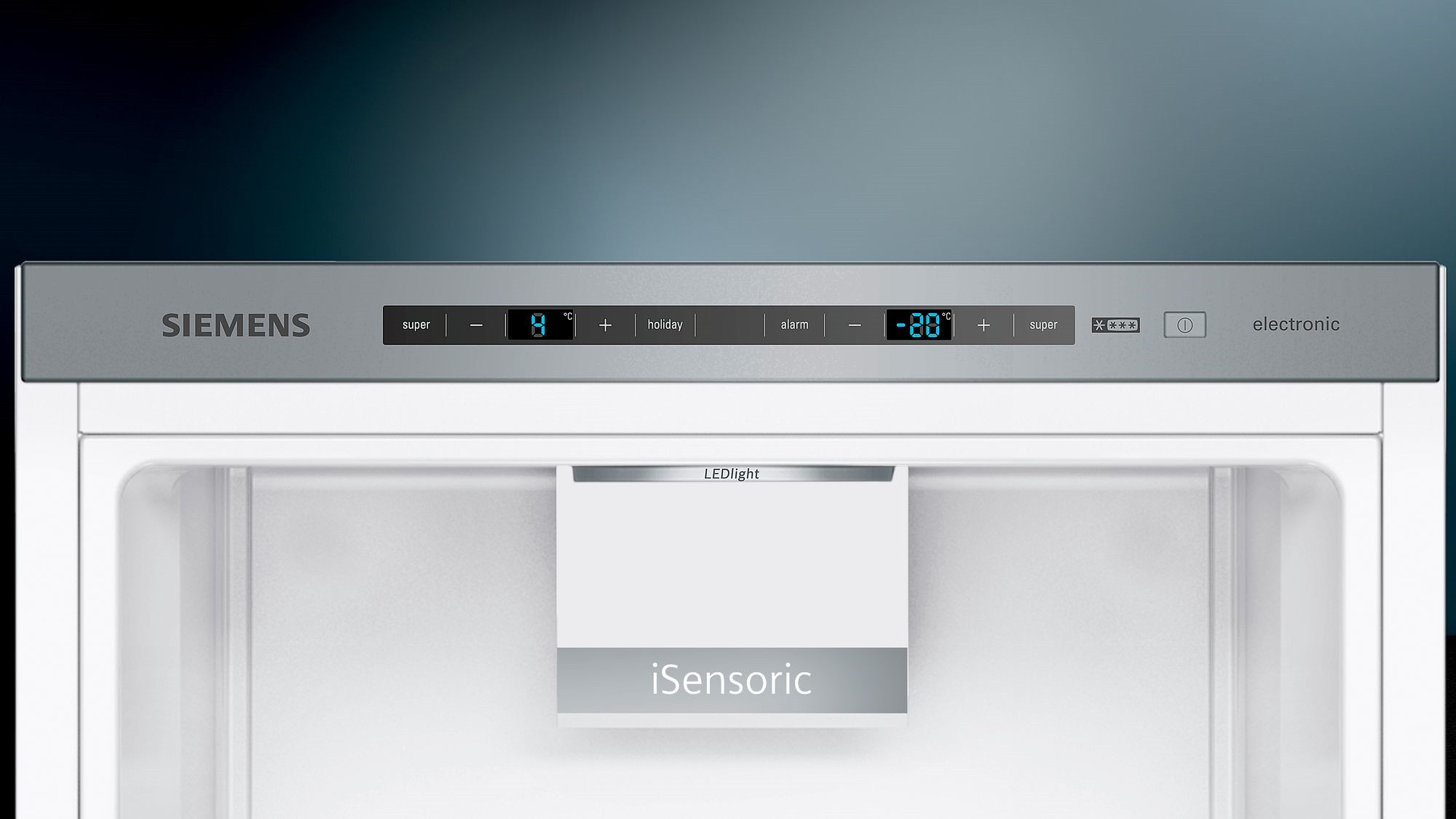 Réfrigérateur congélateur bas SIEMENS IQ500, Froid Brassé, 337L, Blanc - KG39EAWCA