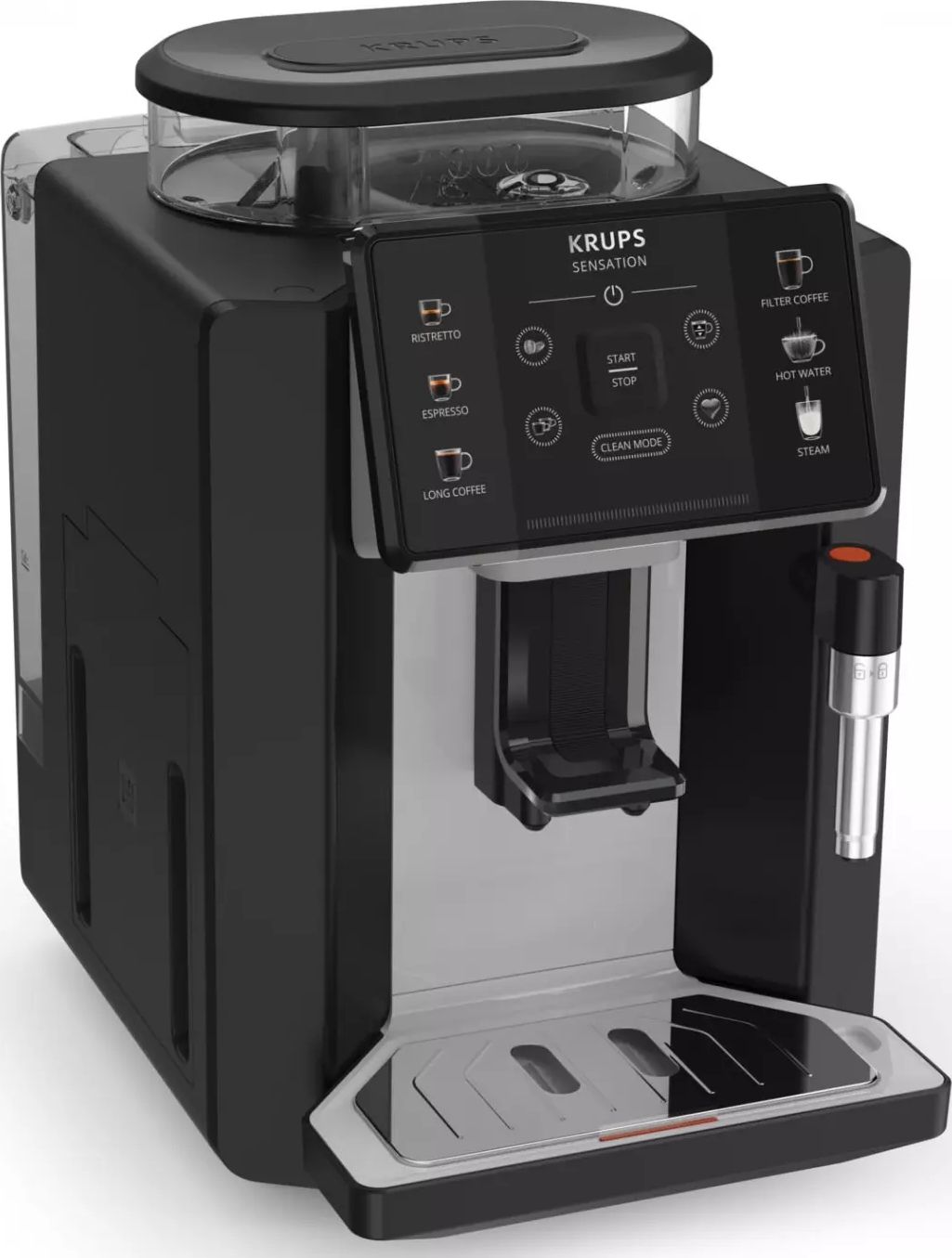 Robot expresso KRUPS Buse vapeur Gris Noir - EA910A10