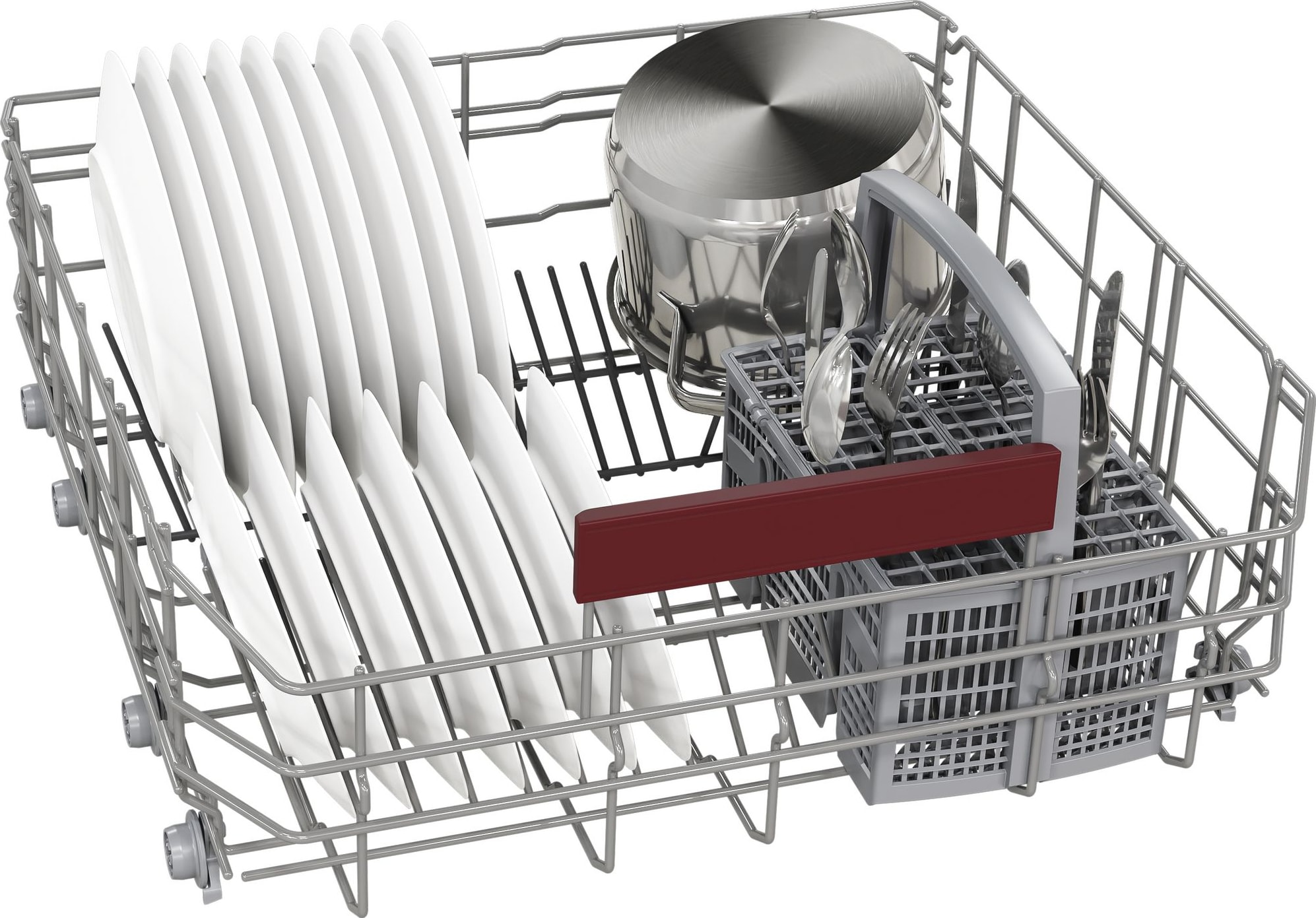 Lave vaisselle tout integrable 60 cm NEFF Home Connect 13 couverts 42dB Inox - S275EAX16E