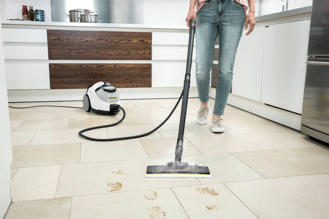 Nettoyeur vapeur KARCHER SC 5 Easyfix, 2200W, Blanc - SC5EASYFIXBL