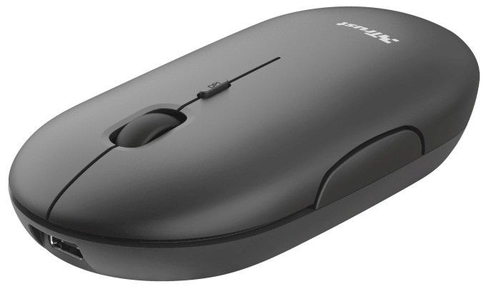 Souris gamer TRUST Sans fil Rechargeable 1600 dpi Noir PUCKNOIR-24059