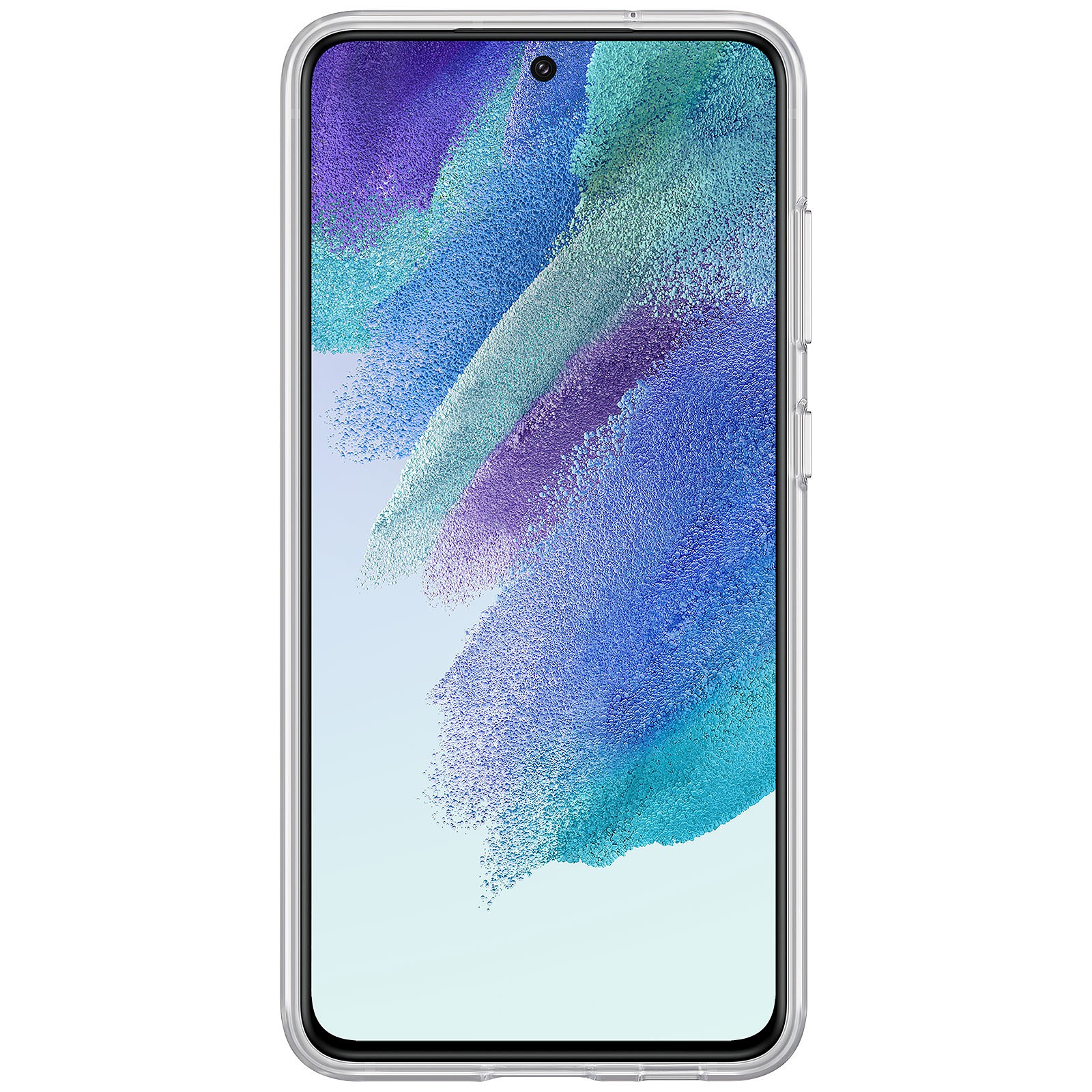 Coque smartphone BIGBEN Samsung Galaxy S21 FE silicone Blanche - EF-XG990CW