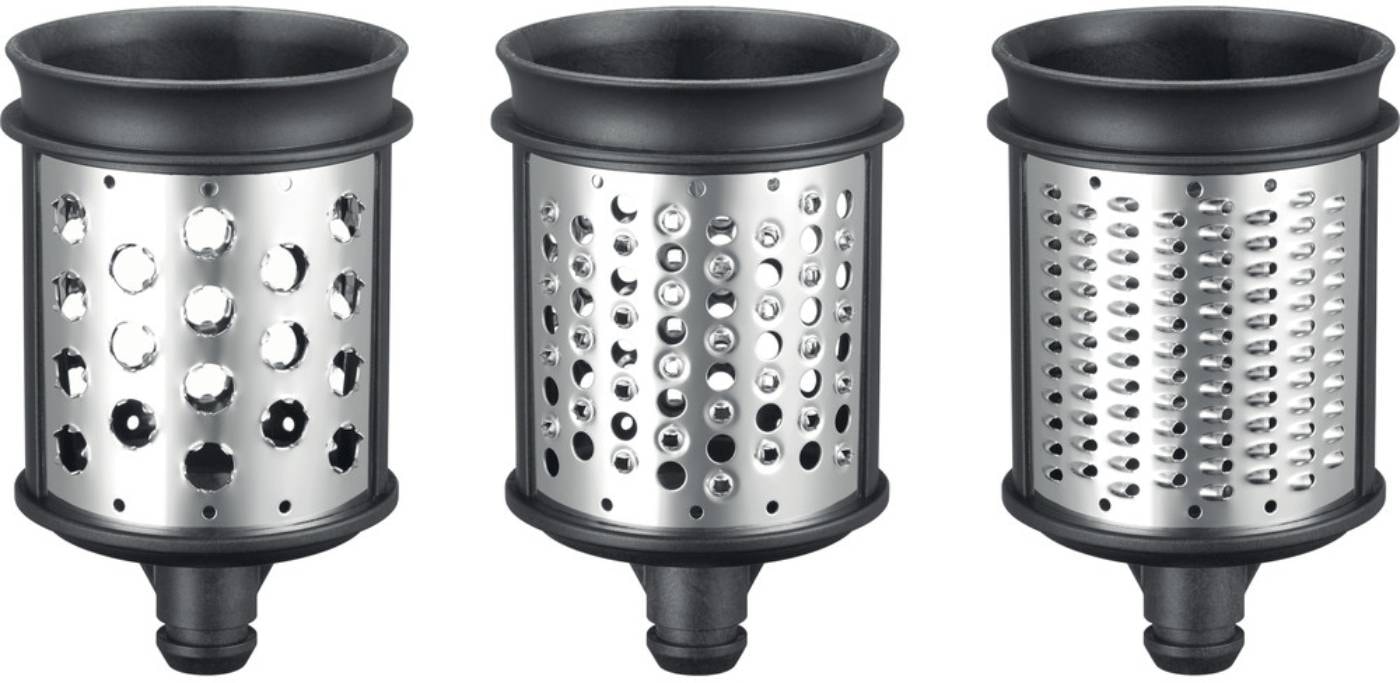 Accessoire robot KITCHENAID Set cylindres râper Inox 5KSMEMVSC