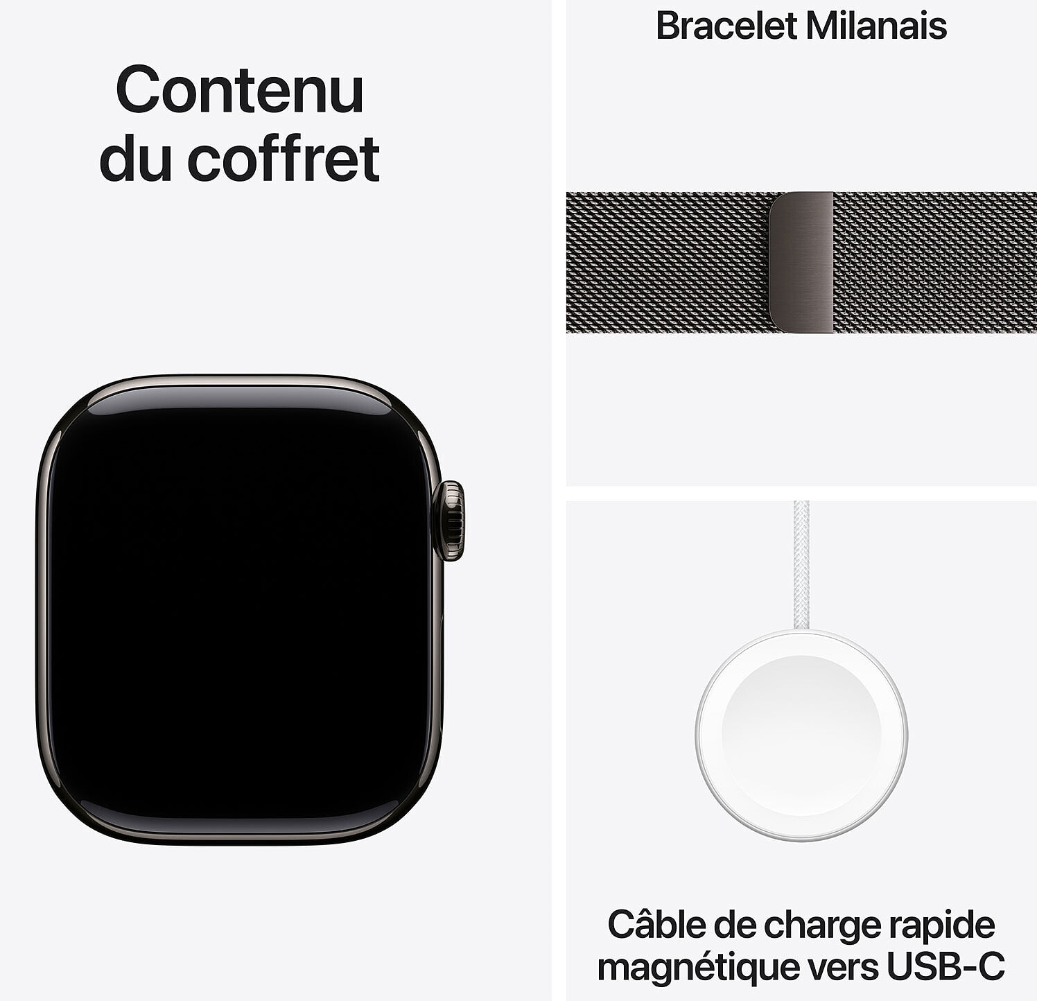 Montre connectée GPS + Cellular APPLE  - WATCH10-MX053QF/A