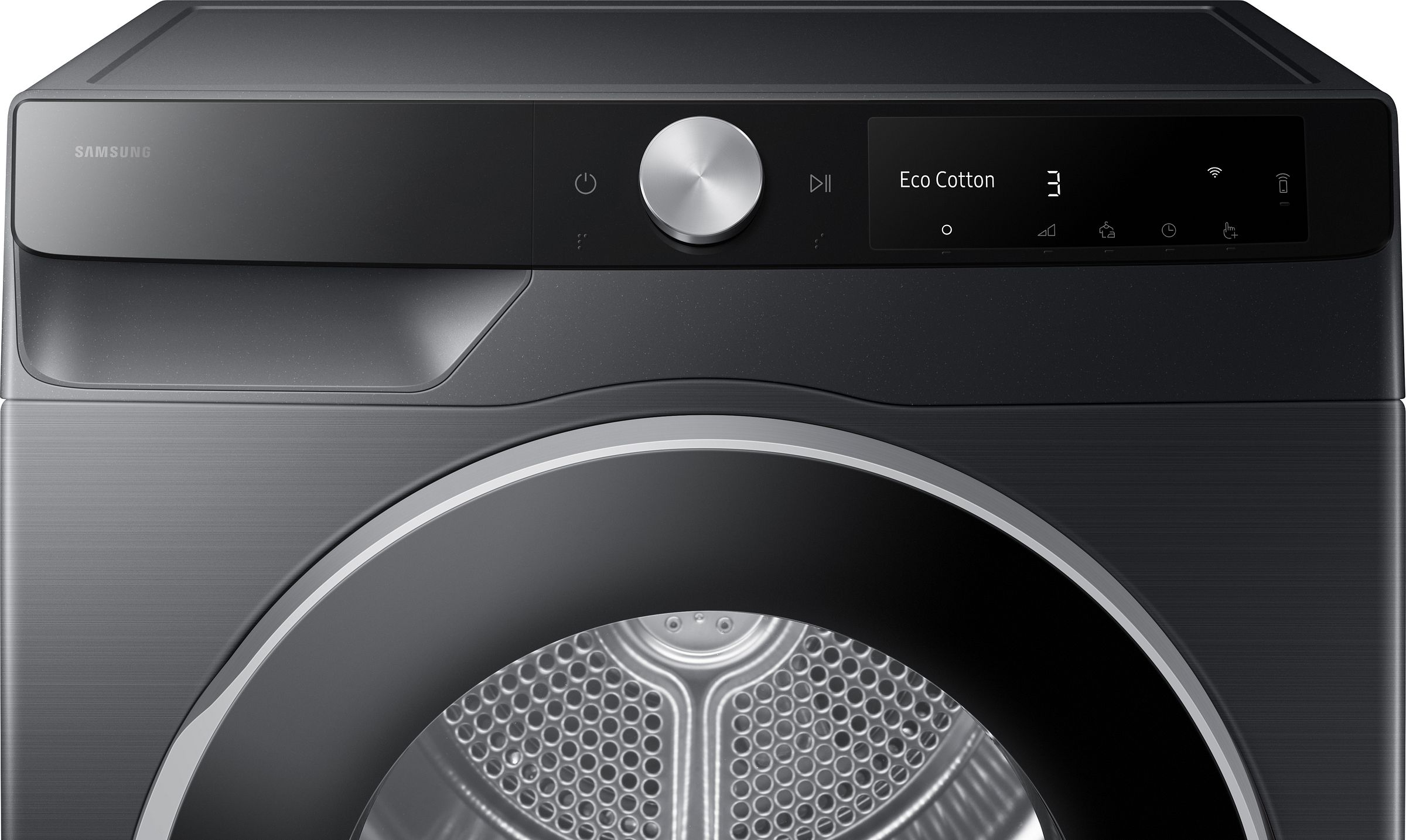 Sèche-linge pompe à chaleur SAMSUNG 9kg Moteur induction Connecté Noir - DV90DG6845LBU3