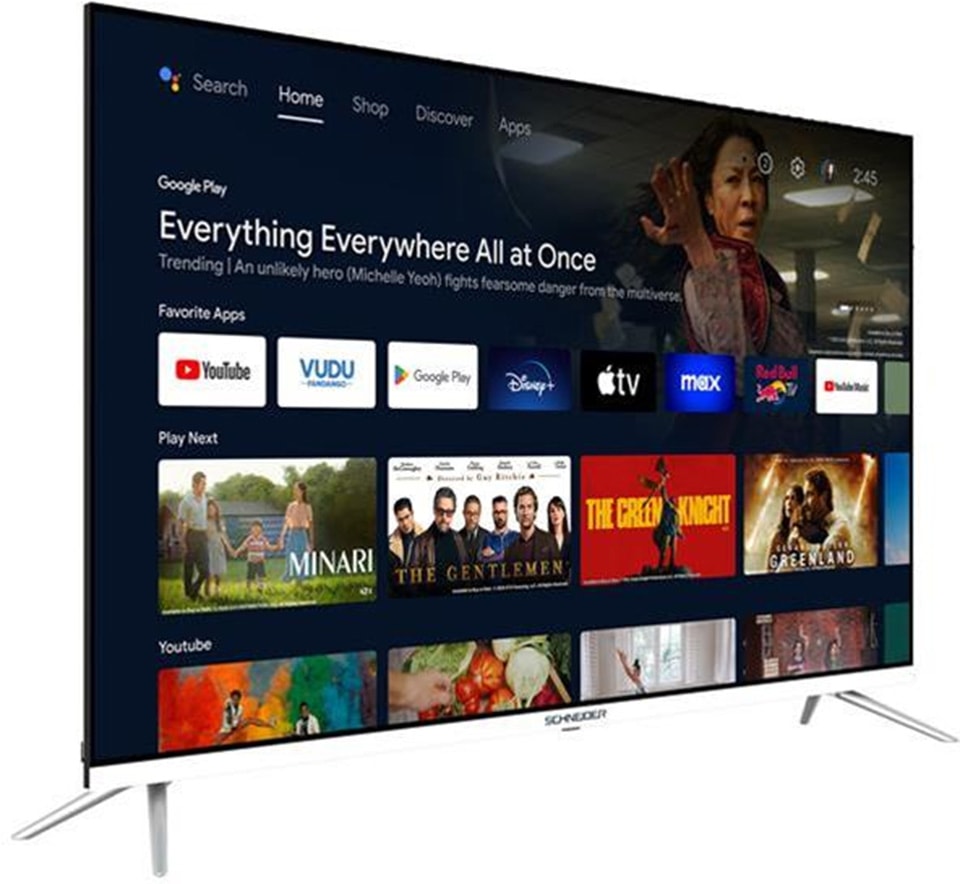 TV LED 4K 127 cm SCHNEIDER - GMS50A1GW TV LED 4K 127 cm SCHNEIDER - GMS50A1GW