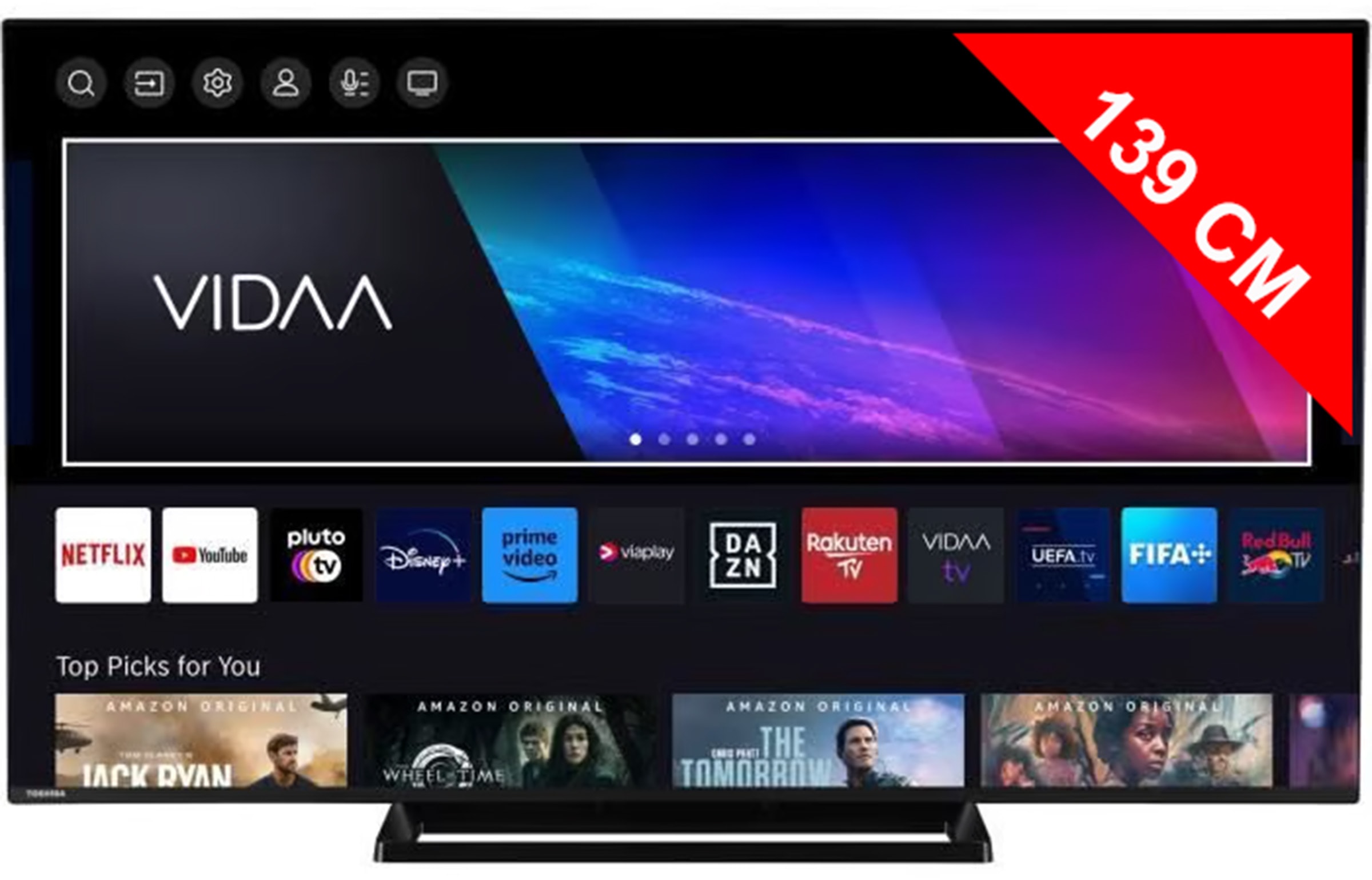 TV QLED 4K 139 cm TOSHIBA  55QV3363DG