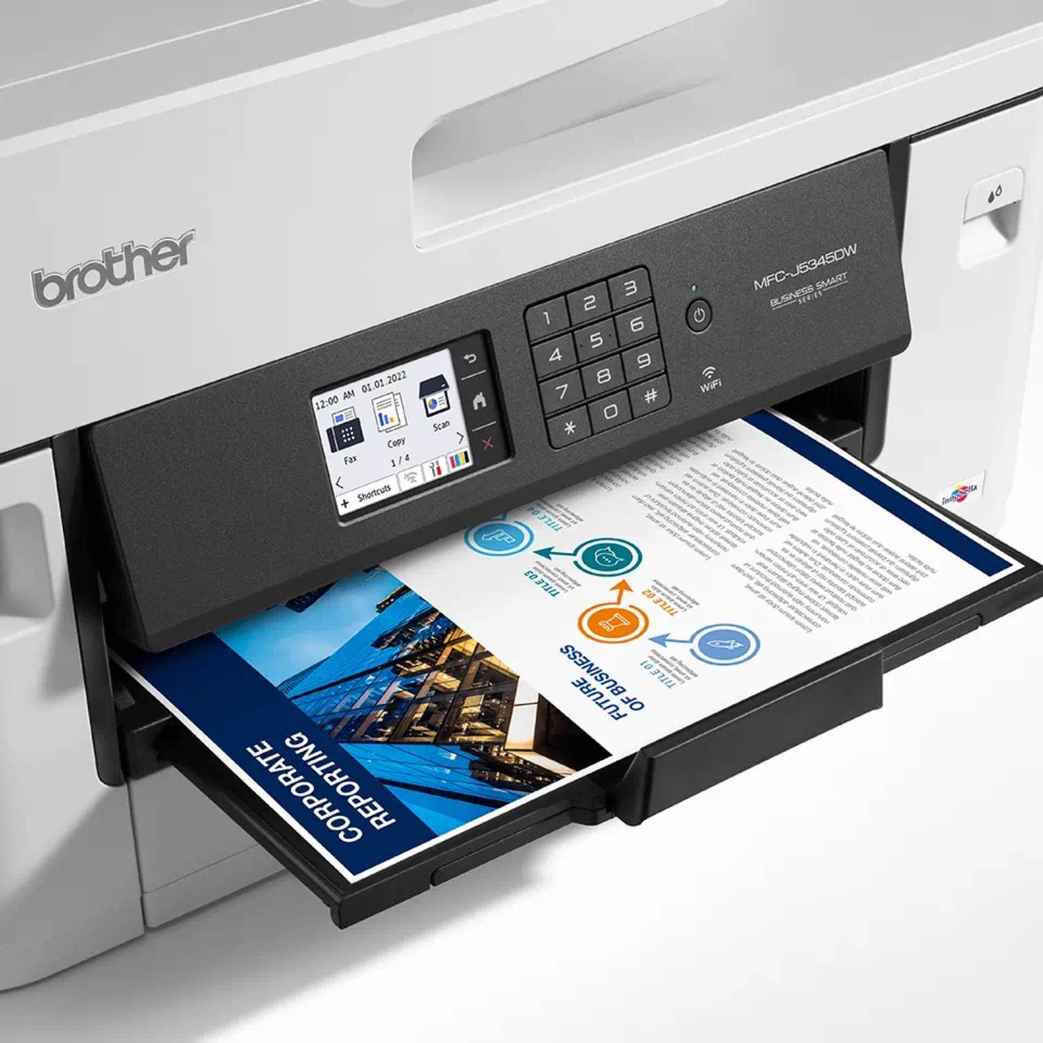 Imprimante multifonction jet d'encre BROTHER - MFCJ5345DWRE1 Imprimante multifonction jet d'encre BROTHER - MFCJ5345DWRE1