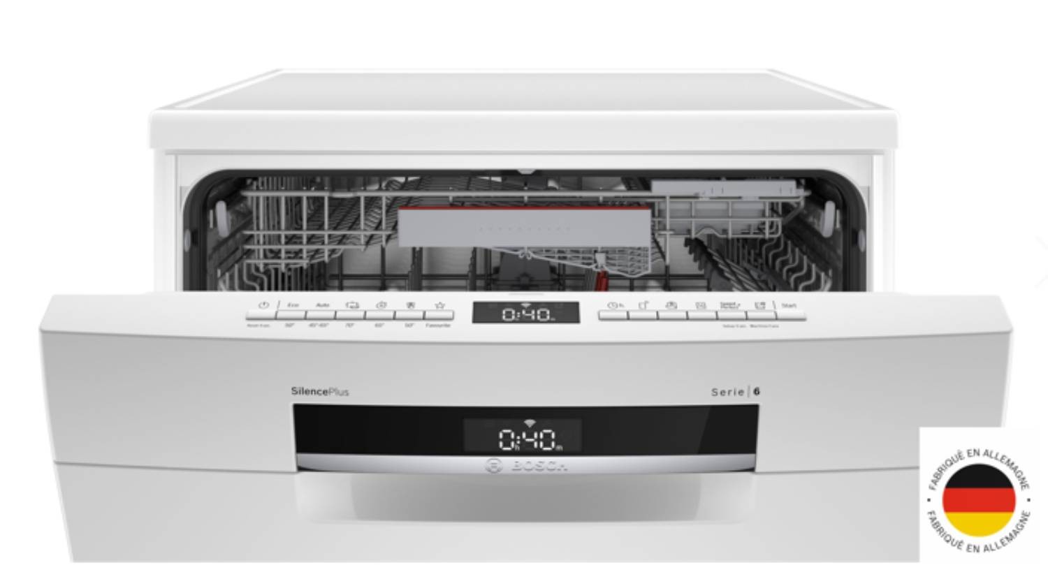 Lave vaisselle 60 cm BOSCH Série 6 Home Connect 13 couverts - SMS6EDW06E Lave vaisselle 60 cm BOSCH Série 6 Home Connect 13 couverts - SMS6EDW06E