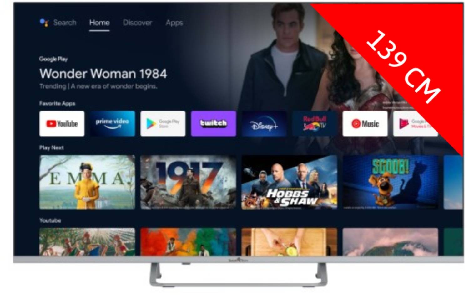 SMART TECH TV QLED 4K 126 cm 50QA20V3 SMART TECH TV QLED 4K 126 cm 50QA20V3