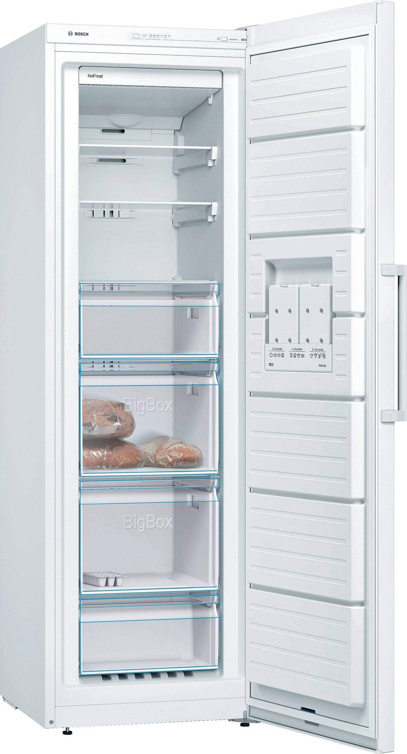 Congélateur armoire BOSCH 242L No Frost Blanc GSN36VWEP