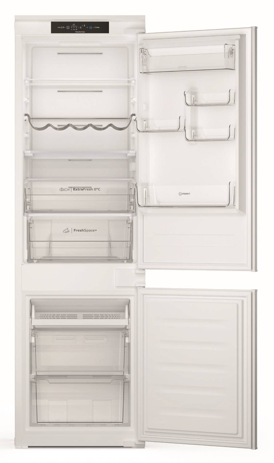 Réfrigérateur congélateur encastrable INDESIT , Froid No Frost, 250L - INC18T332 Réfrigérateur congélateur encastrable INDESIT , Froid No Frost, 250L - INC18T332