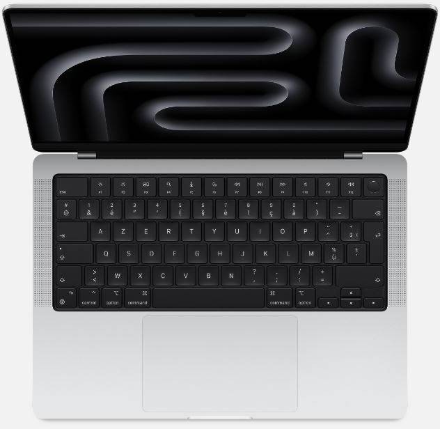 APPLE MacBook Pro MacBook Pro 14" 8Go RAM 1To SSD Argent - MBP14-MR7J3FN