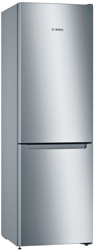 BOSCH Réfrigérateur congélateur bas Série 2 NoFrost MultiAirflow 302L Inox  KGN36NLEA