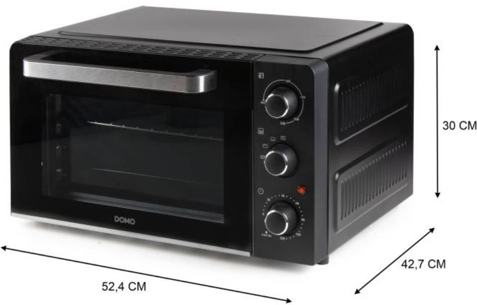 Mini four DOMO 28 L Chaleur tournante Noir - DO1107GO