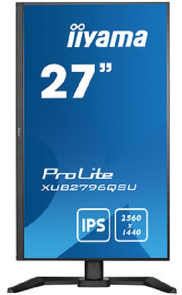 IIYAMA Ecran 27 pouces WQHD ProLite IPS 1ms Noir - XUB2796QSU-B5